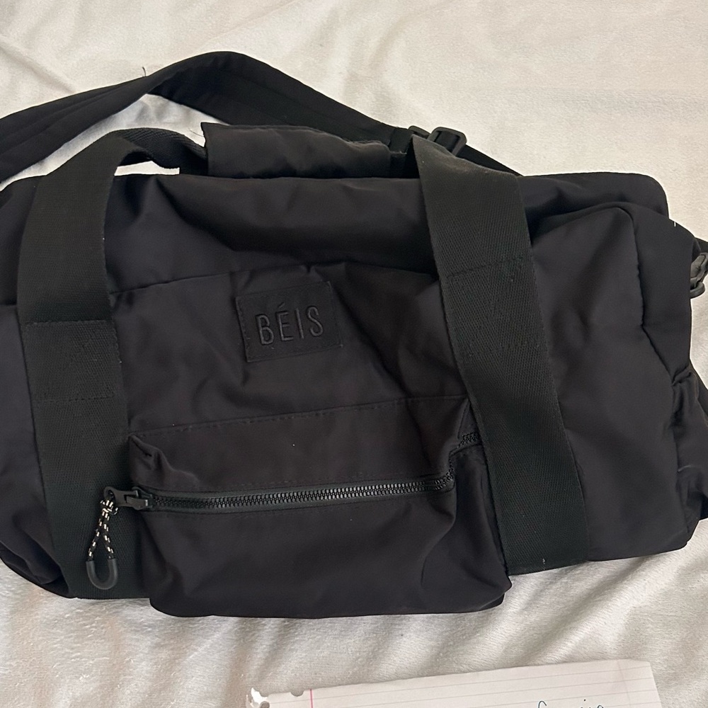 Beis Black Sports Duffle
